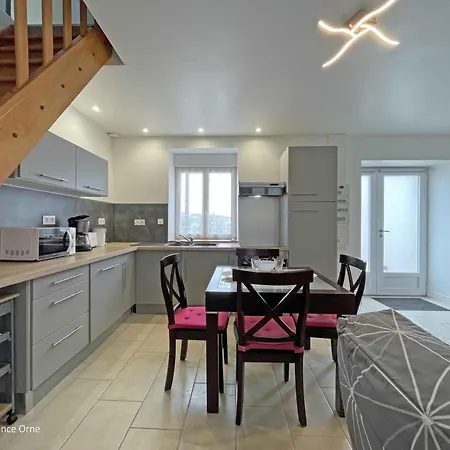 Lumineux Renove Avec Animaux Acceptes, Parking Et Wifi En Suisse Normande - Fr-1-497-223 *